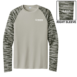 DRYVIT - CAMO COLORBLOCK L/S TEE