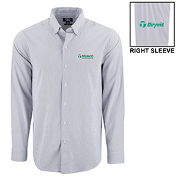 DRYVIT - C&B PINSTRIPE DRESS SHIRT, MEN'S