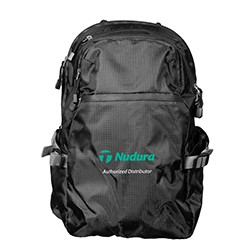 NUDURA AD - RECYCLED COMPUTER BACKPACK