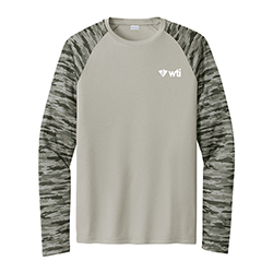 WTI - CAMO COLORBLOCK L/S TEE